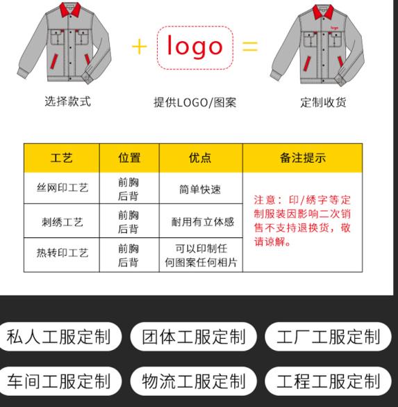 勞動布工作服價格