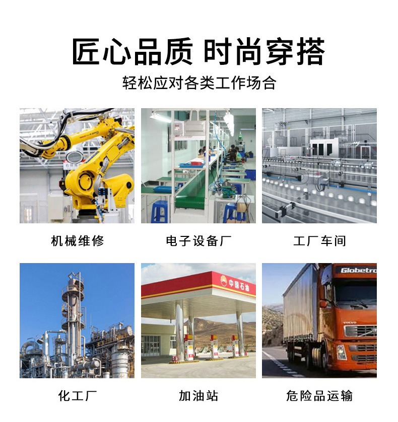 TZS13-15 恒漉防酸堿防靜電工作服套裝定制化工廠車間耐腐蝕硫酸定制勞保服(圖6)